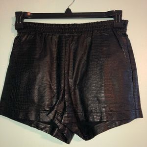 Lucca Couture leather shorts